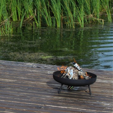 САДОВАЯ ПЕЧЬ + ОКРАШЕННАЯ КРЫШКА CAPRI 58