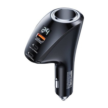 Remax Ładowarka Samochodowa 2x USB-C USB 88.5W