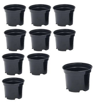 Doniczki produkcyjne twarde 7 cm 0,4l 10 sztuk