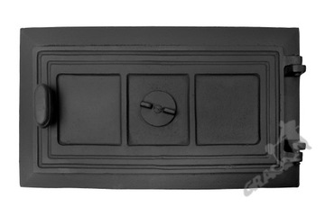 КОМПЛЕКТ E5 - 43X41CM+23X40CM ПРАВАЯ ЧУГУННАЯ ДВЕРЬ