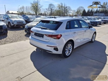 Audi A3 8Y Sportback 2.0 30 TDI 116KM 2020 Audi A3 Sportback 2,0 tdi 116KM klima elektryka Digital alu I-rej 2021 opl, zdjęcie 5
