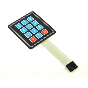 Moduł klawiatury membranowej 3x4 arduino