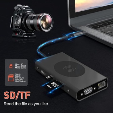 Адаптер док-станции типа C HUB 13W1 BX13V MacBook