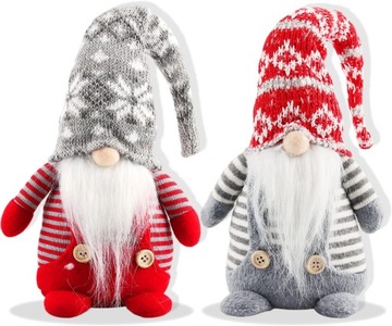 2x СЛОН РОЖДЕСТВЕНСКИЕ ГАРЛИКИ СТОЯЩАЯ ПАРА ОРНАМЕНТ РОЖДЕСТВЕНСКОЕ УКРАШЕНИЕ ГНОМ