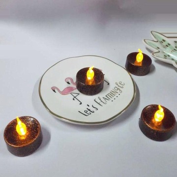 4 светодиодные свечи Tealight, беспламенное мерцание