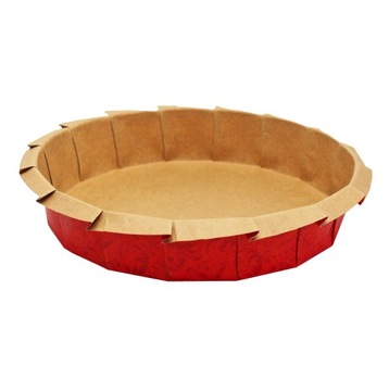 Forma papierowa do pieczenia czerwona 17cm 10 szt.