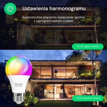 Умная лампа WIFI NOUS P3 RGB TUYA