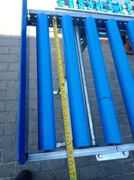 Przenośnik rolkowy stół rolkowy rolki podające super stan 3m x 7 szt.