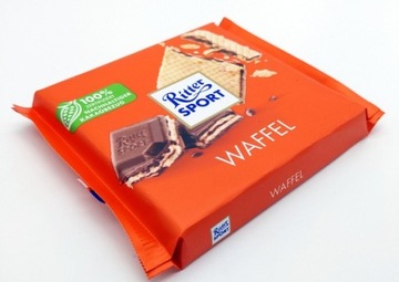 RITTER SPORT czekolada mleczna Waffel 100g
