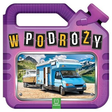 KSIĄŻECZKA KARTONOWA Z UCHWYTEM W PODRÓŻY