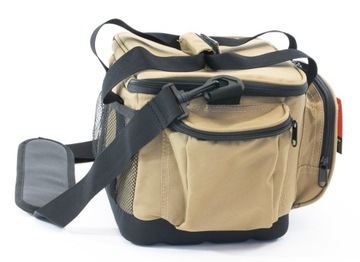 СУМКА ДЛЯ РЫБАЛКИ 4 КОРОБКИ С ЖЕСТКИМ ДНОМ 21X42,5X26СМ