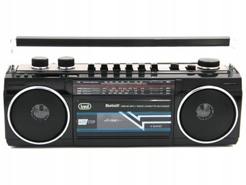 RADIOMAGNETOFON NA KASETY BLUETOOTH/USB/SD/MP3 RADIO KASETA BOOMBOX
