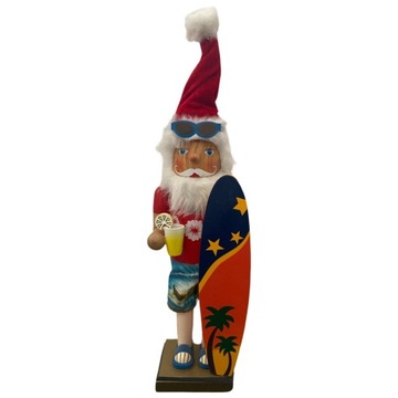 Figurka dziadek do orzechów drewniany 38 cm