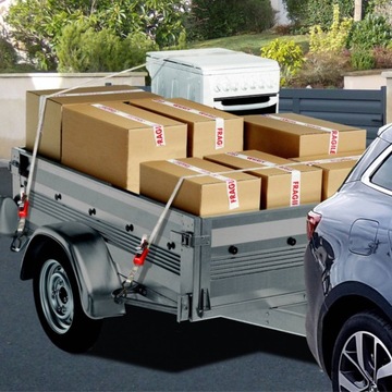 Транспортировочные ремни с натяжителем и крюком 2,5м х 25мм 500кг 3313EURDAT