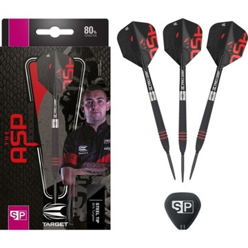 LOTKI RZUTKI DART TARGET NATHAN ASPINALL 24g 80% WOLFRAM