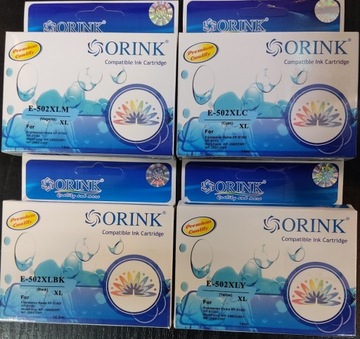 4x Orink do EPSON T502XL XP-5100 XP-5105 XP-5115 WF-2800 WF-2860 WF-2865 KP