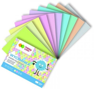 Papier kolorowy Happy Color - A4 - pastelowy