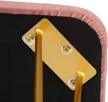 Гламурный бело-золотой туалетный столик с зеркалом и золотыми ножками.