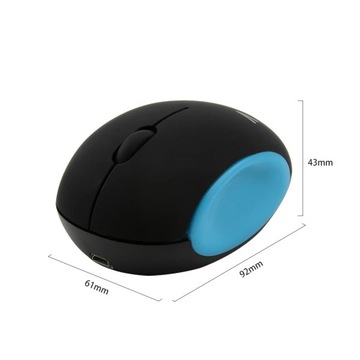 Мини-беспроводная мышь CHYI 2,4G, бесшумная перезаряжаемая USB-мышь, симпатичная