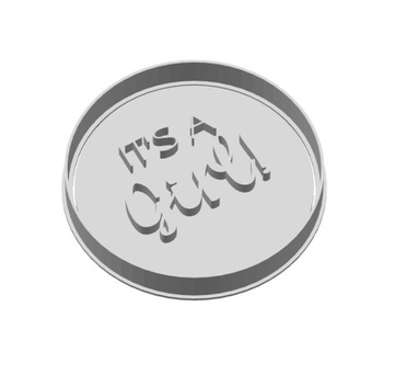 Stempel do ciastek BABY SHOWER it's a girl