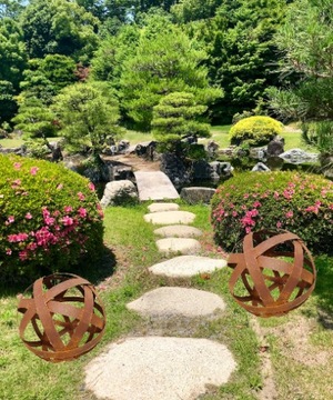 Металлический садовый шар в деревенском стиле 20 см, подарочный цветочный горшок для террасы