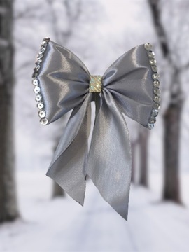 Бантики на елку 6 шт. пиковые рождественские украшения