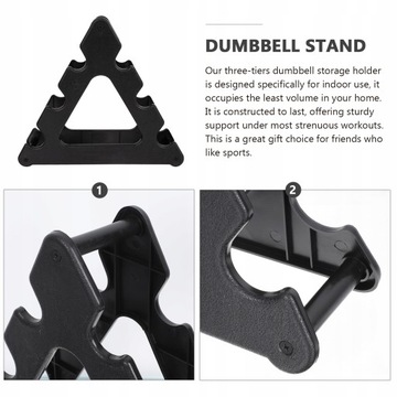 Hight Humbbell Holder Profesjonalne Dumbbell Rack