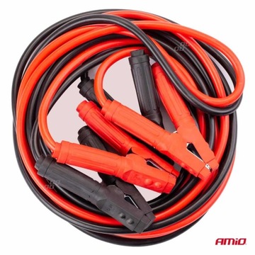 Kable rozruchowe 1200A - 6m MIEDŹ GRUBE DIESEL