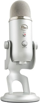 BLUE YETI SILVER mikrofon pojemnościowy studyjny
