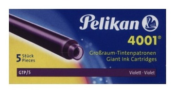 Naboje do piór PELIKAN GTP/5 fioletowe