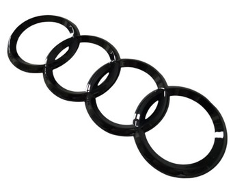 Emblemat do Audi Black Glossy Tył 216 mm