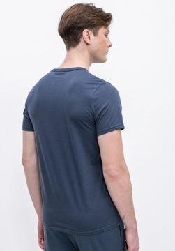 CALVIN KLEIN PROSTY T-SHIRT MĘSKI GRANATOWY L 2A3F3