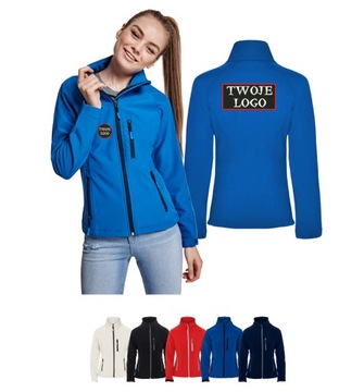 Softshell damski z haftem LOGO haft FIRMA reklama
