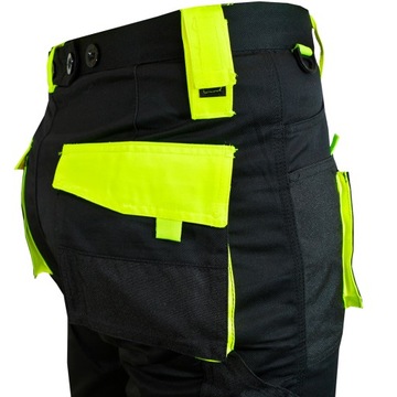 Размер светоотражающих рабочих брюк ADMIRAL Hi-Vis. М/50