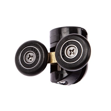 Rolka górna do kabin, drzwi Kerra kółko 23 mm (Xenia Black)