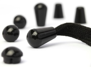 Końcówki do sznurka do bluz 200 sztuk cord end