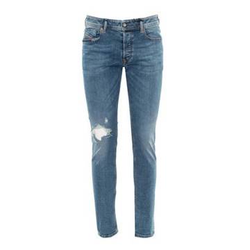Spodnie DIESEL męskie jeansy rurki przecierane W29