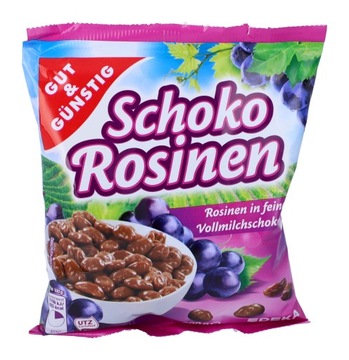 Изюм в молочном шоколаде 200 г из Германии