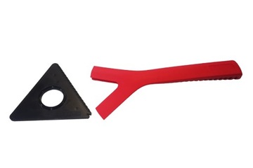 TRÓJSTRONNA SKROBACZKA DO SZYB AUDI DO LODU