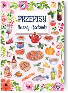 Przepiśnik Zeszyt Kulinarny Notes do przepisów A4