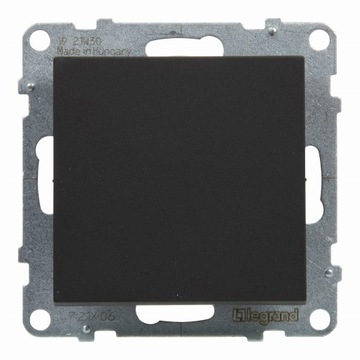 SUNO2 Łącznik schodowy czarny 10AX 250V zaciski automatyczne 721406