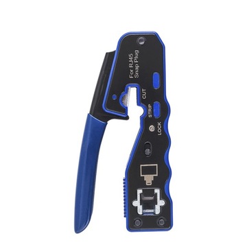 Zaciskarka do zdejmowania izolacji RJ45 Ethernet typu „wszystko w jednym” do 8-pinowych wtyczek modułowych