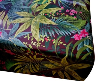 CERATA OBRUS NA METRY LIŚCIE I KWIATY NA WYMIAR