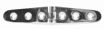Zawias 152x30x4.5mm 8235B INOX POLEROWANY GRUBY iMATX