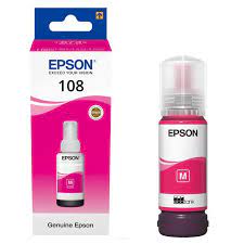 Чернила EPSON EcoTank 108 ПУРПУРНЫЕ, 70 мл C13T09C34A