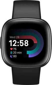 Fitbit Versa 4, умные часы, черные