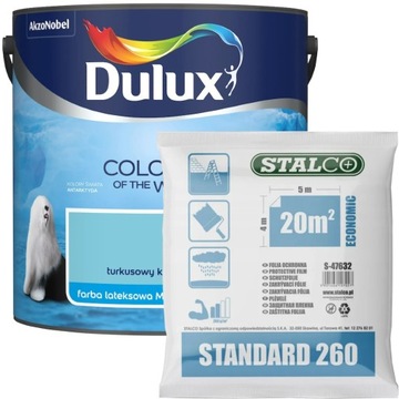 Dulux Kolory Świata Turkusowy Klif 2,5L + GRATIS