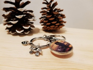 Брелок с фотографией Подарок на День мальчика