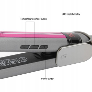 ЛЕГКИЙ КЕРАМИЧЕСКИЙ ВЫПРЯМИТЕЛЬ ДЛЯ ВОЛОС БЫСТРО НАГРЕВАЕТСЯ