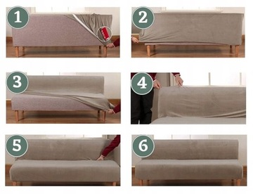 ЧЕХОЛ ДЛЯ ДИВАНА VELVET PREMIUM VELVET ДИВАН 190-210 СМ ТЕМНО-СЕРЫЙ